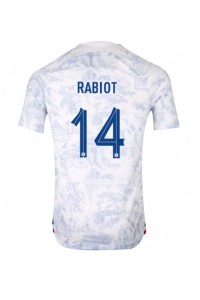 Fotbalové Dres Francie Adrien Rabiot #14 Venkovní Oblečení MS 2022 Krátký Rukáv